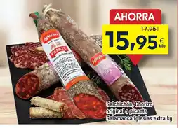 FROIZ Salchichón, Chorizo original o picante Salamanca Iglesias extra oferta
