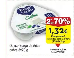FROIZ Queso Burgo de Arias cabra oferta