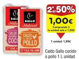 FROIZ Caldo Gallo cocido o pollo oferta