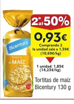 FROIZ BICENTURY Tortitas de maíz oferta