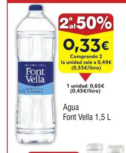 FROIZ FONT VELLA Agua oferta