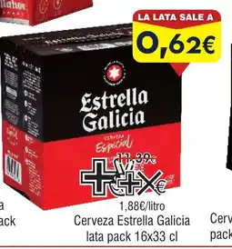 FROIZ Cerveza Estrella Galicia lata oferta