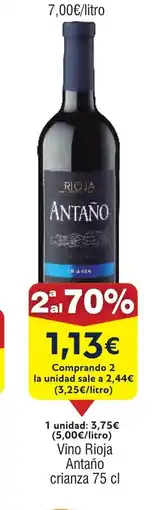FROIZ Vino Rioja Antaño crianza oferta