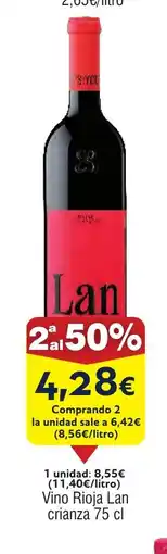 FROIZ Vino Rioja Lan crianza oferta