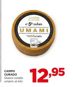 Alimerka CAMPO CURADO Queso curado umami oferta