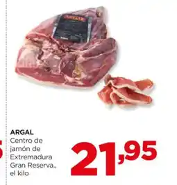 Alimerka ARGAL Centro de jamón de Extremadura Gran Reserva oferta