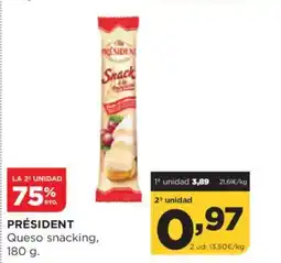 Alimerka PRÉSIDENT Queso snacking oferta