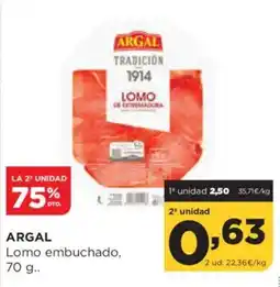 Alimerka ARGAL Lomo embuchado oferta