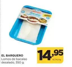 Alimerka EL BARQUERO Lomos de bacalao desalado oferta