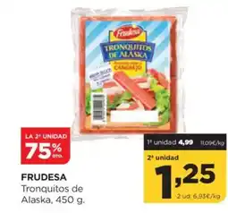 Alimerka FRUDESA Tronquitos de Alaska oferta