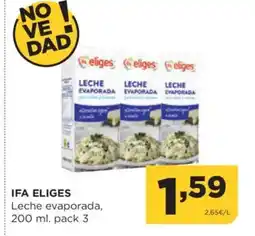 Alimerka IFA ELIGES Leche evaporada oferta