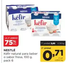 Alimerka NESTLÉ Kéfir natural para beber o sabor fresa oferta