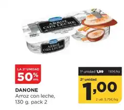 Alimerka DANONE Arroz con leche oferta