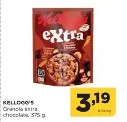 Alimerka KELLOGG'S Granola extra chocolate oferta