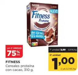 Alimerka FITNESS Cereales proteína con cacao oferta