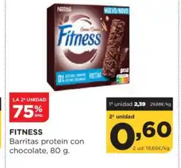 Alimerka FITNESS Barritas protein con chocolate oferta