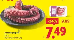 Lidl Pata de pulpo oferta