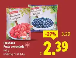 Lidl FRESHONA Fruta congelada oferta