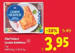 Lidl Chef Select Lasaña boloñesa oferta