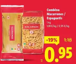 Lidl COMBINO Macarrones / Espaguetis oferta