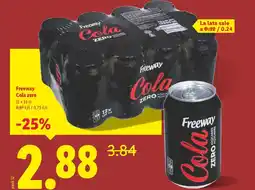 Lidl FREEWAY Cola zero oferta