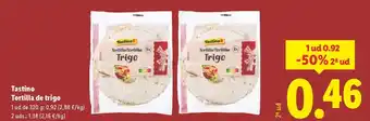 Lidl TASTINO Tortilla de trigo oferta