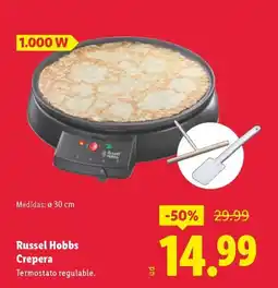 Lidl Russel Hobbs Crepera oferta