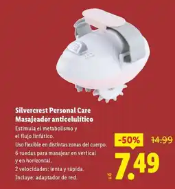 Lidl SILVERCREST Personal Care Masajeador anticelulítico oferta