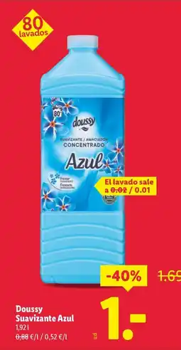 Lidl DOUSSY Suavizante Azul oferta