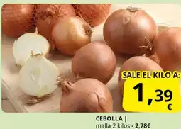 Supermercados MAS Cebolla oferta