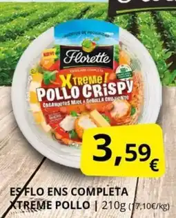 Supermercados MAS FLORETTE Es flo ens completa xtreme pollo oferta