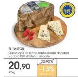 Supermercados Plaza El pastor - queso azul de leche pasteurizada de vaca y cabra igp valdón oferta