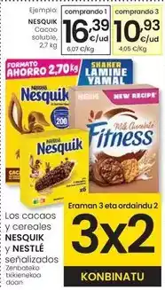 Eroski Nestlé - cacao soluble oferta