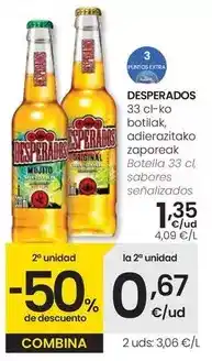 Eroski Desperados - botella sabores oferta