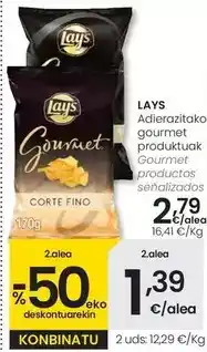 Eroski Lay's - gourmet productos senalizados oferta