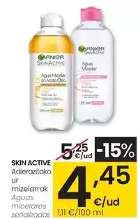 Eroski Garnier - aguas micelares oferta