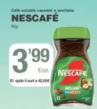 SPAR Fragadis Nescafé - café soluble caramel o avellana oferta