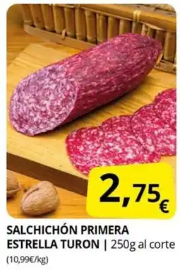 Supermercados MAS Salchichón primera estrella turon oferta