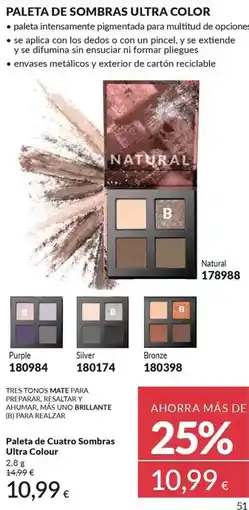 AVON Paleta de sombras ultra color oferta