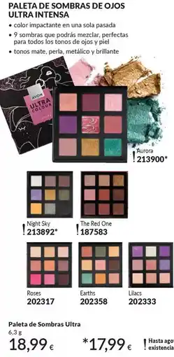 AVON Avon - paleta de sombras ultra oferta