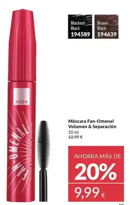 AVON Avon - máscara fan omenal volumen & separacion oferta