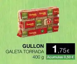 Plusfresc Gullón - galeta torrada oferta