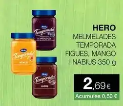 Plusfresc Hero - melmelades temporada figues, mango i nabius oferta