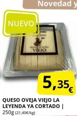 Supermercados MAS LA LEYENDA Queso oveja viejo ya cortado oferta