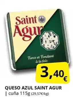 Supermercados MAS SAINT AGUR Queso azul oferta