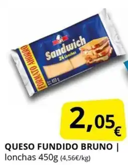 Supermercados MAS Queso fundido bruno oferta