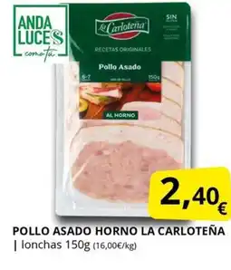 Supermercados MAS Pollo asado horno oferta