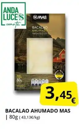 Supermercados MAS Bacalao ahumado mas oferta