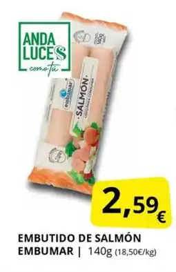 Supermercados MAS EMBUMAR Embutido de salmón oferta