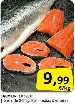 Supermercados MAS Salmón fresco oferta